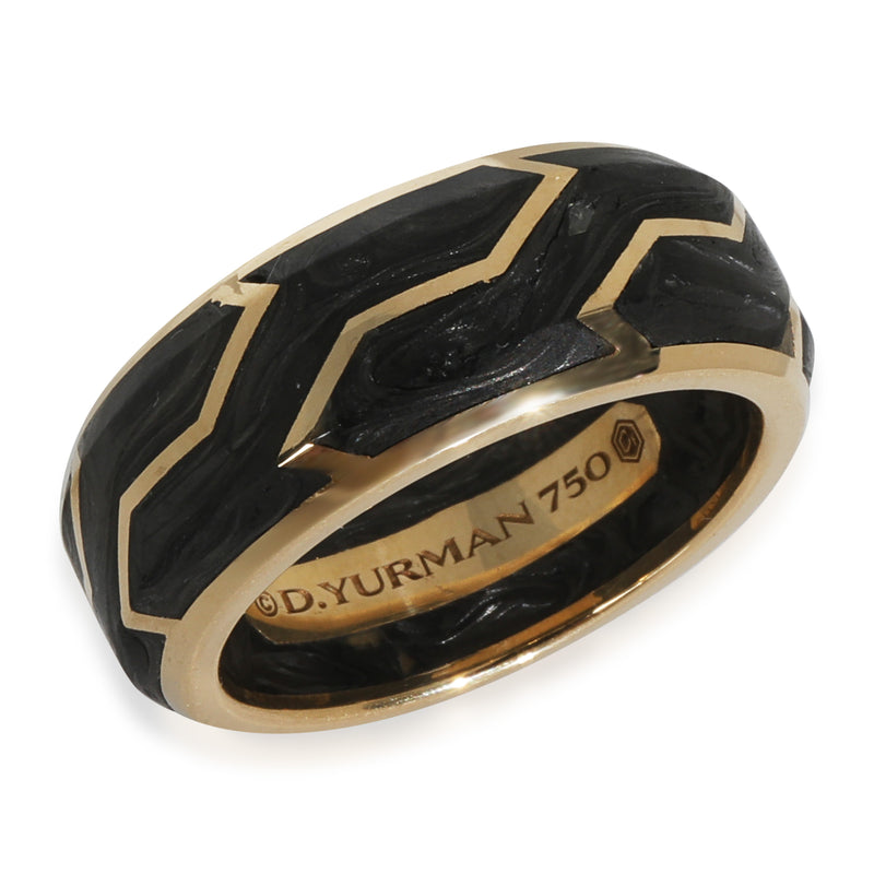 David Yurman Yellow Gold Streamline Band 18k