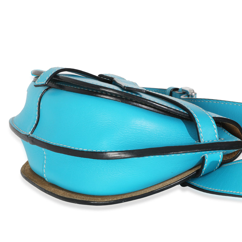 Loewe Blue Calfskin Mini Gate Belt Bag Leather Handbag