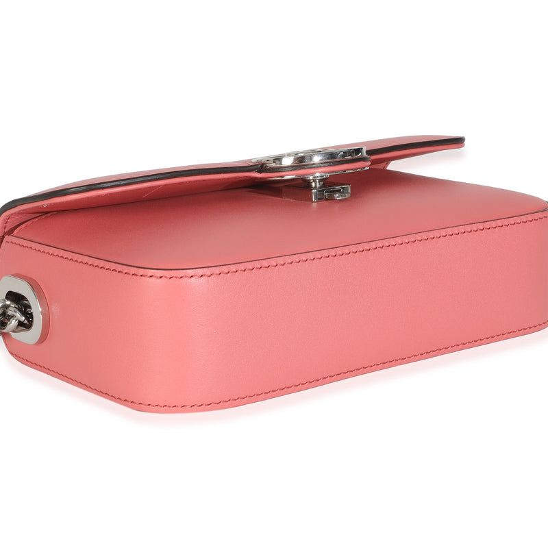 Gucci Pink Senna Calfskin Petite Gg Top Handle Shoulder Bag Leather Handbag