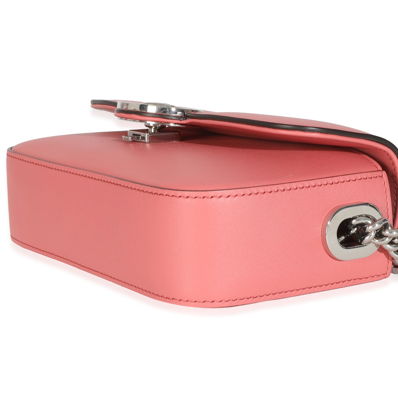 Gucci Pink Senna Calfskin Petite Gg Top Handle Shoulder Bag Leather Handbag