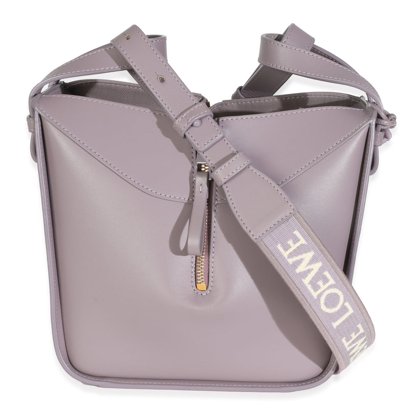 Loewe Purple Fog Calfskin Small Hammock Compact Shoulder Bag Leather Handbag