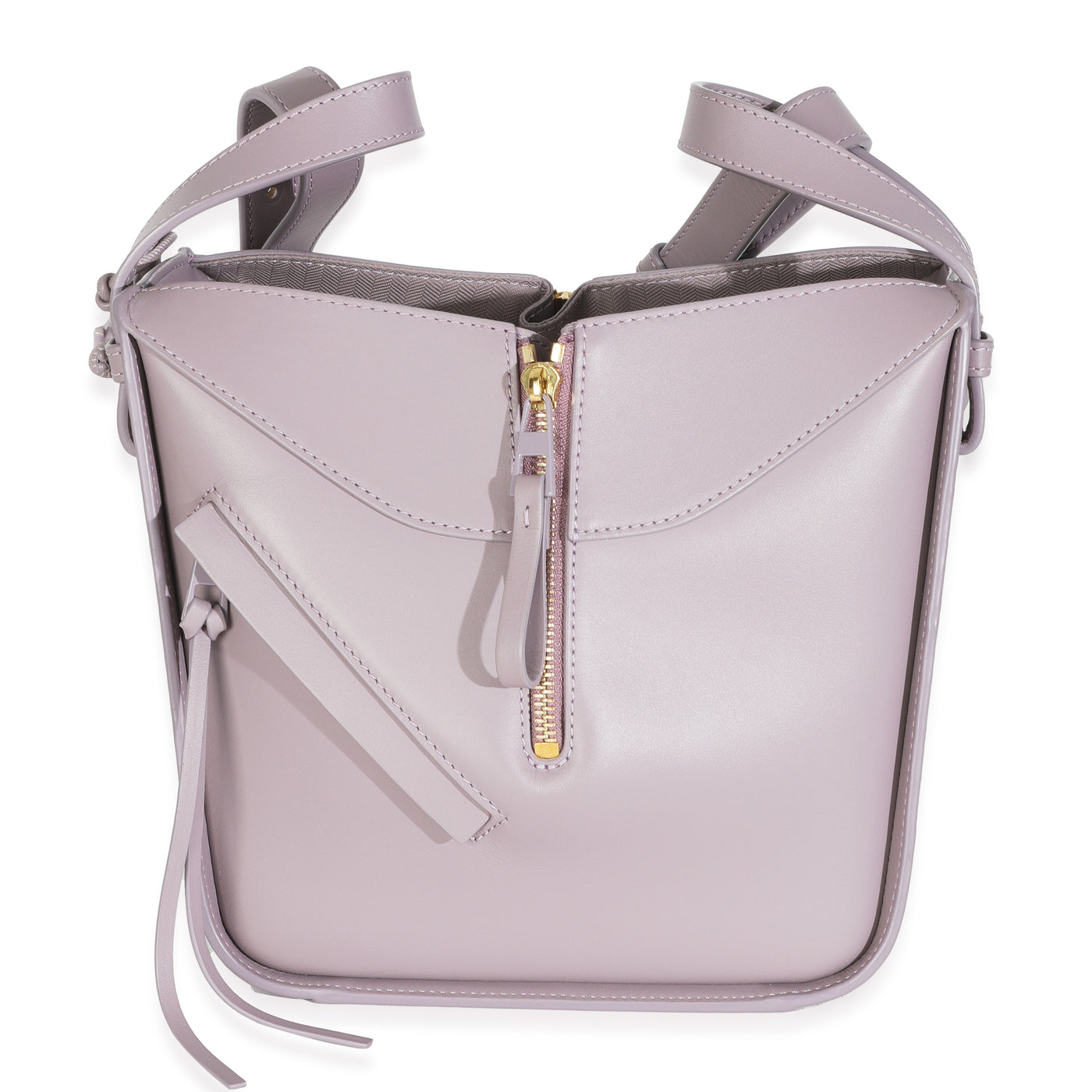 Loewe Purple Fog Calfskin Small Hammock Compact Shoulder Bag Leather Handbag