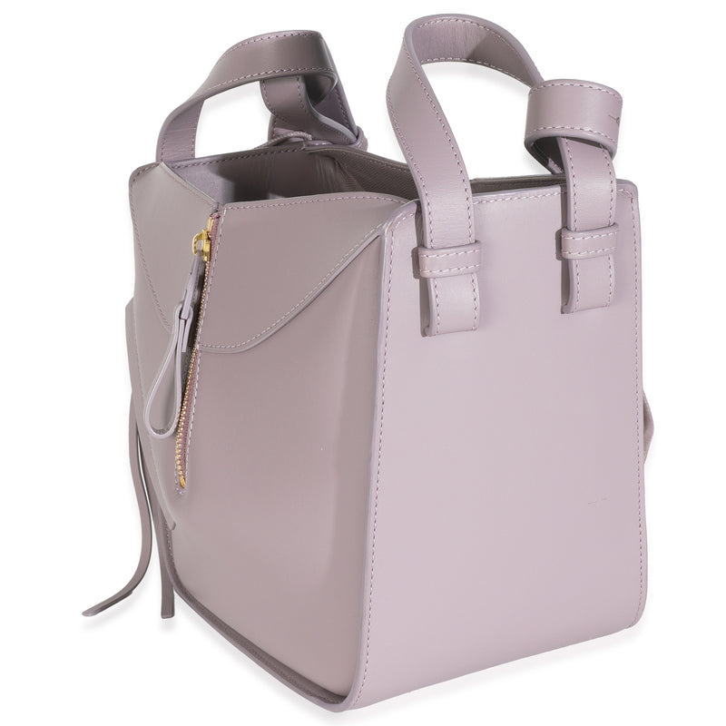 Loewe Purple Fog Calfskin Small Hammock Compact Shoulder Bag Leather Handbag