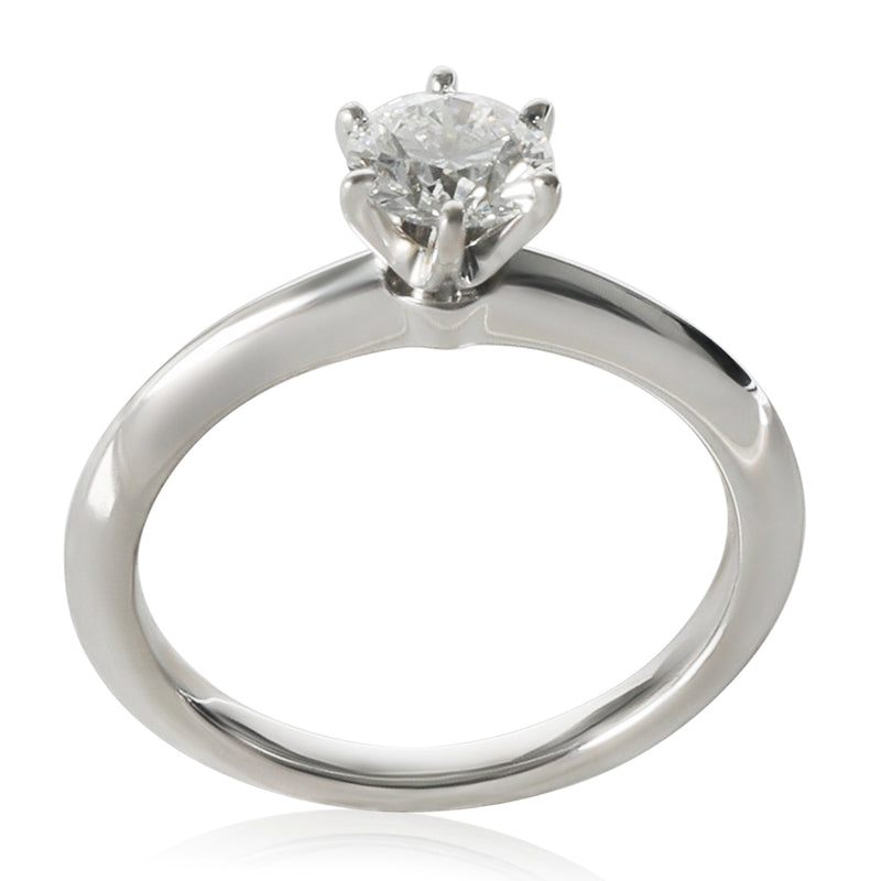 Tiffany & Co. 0.53 Ct Round Brilliant Diamond Engagement Ring 950
