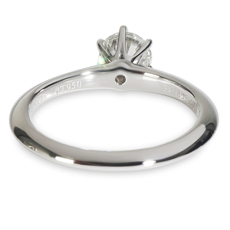 Tiffany & Co. 0.53 Ct Round Brilliant Diamond Engagement Ring 950