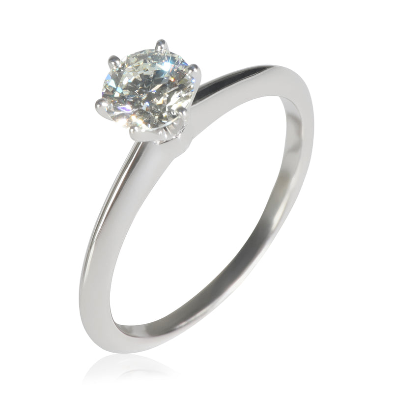 Tiffany & Co. 0.76 Ct Round Brilliant Diamond Engagement Ring 950