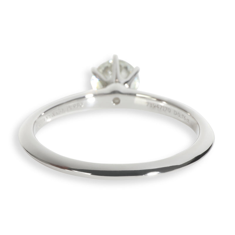 Tiffany & Co. 0.76 Ct Round Brilliant Diamond Engagement Ring 950