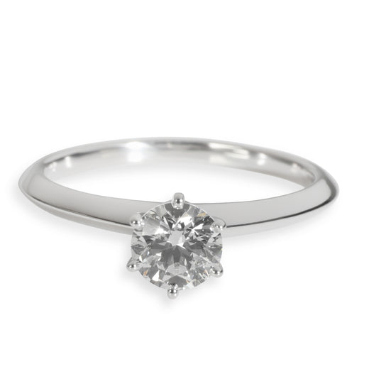 Tiffany & Co. 0.76 Ct Round Brilliant Diamond Engagement Ring 950