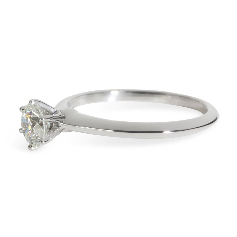 Tiffany & Co. 0.76 Ct Round Brilliant Diamond Engagement Ring 950
