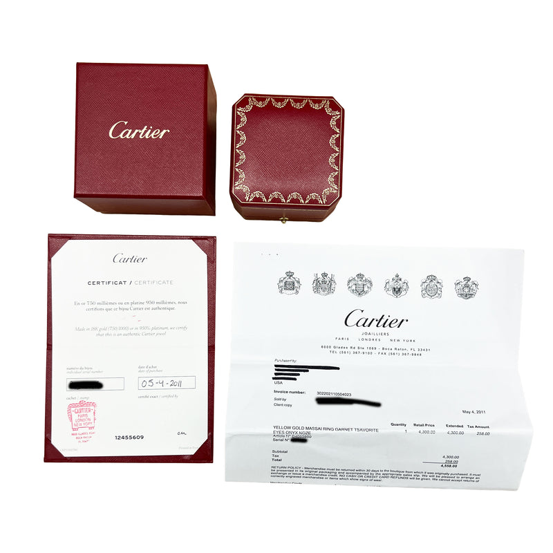 Cartier Yellow Gold Panthere De Ring 18k