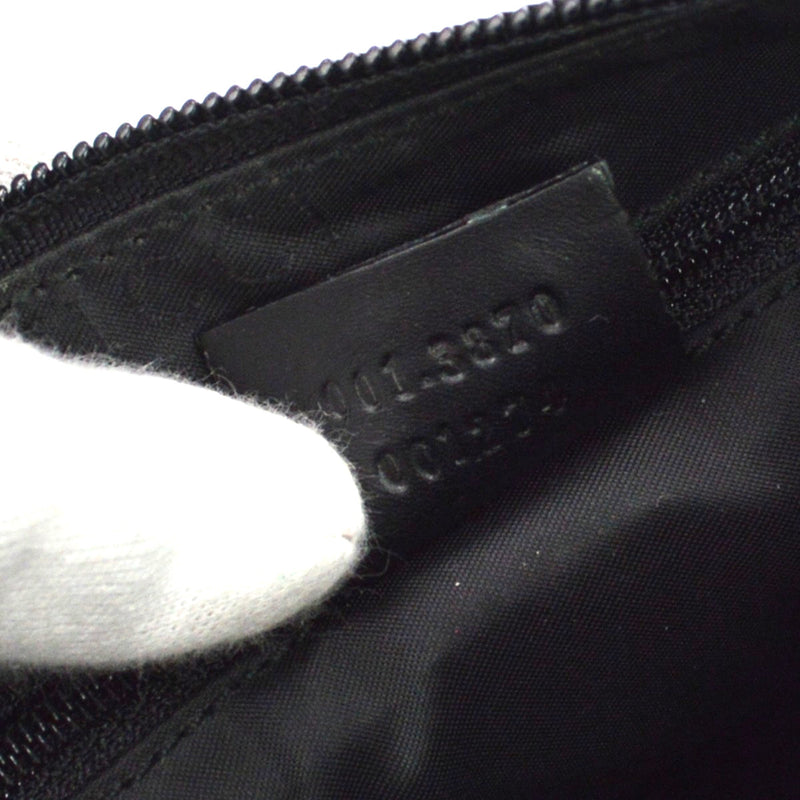 Gucci Bamboo Bullet Gg Canvas Black Bag