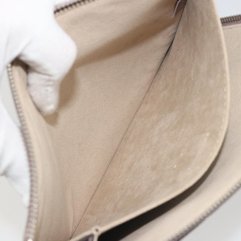 Louis Vuitton Zip Around Pochette Jour Leather Beige Bag