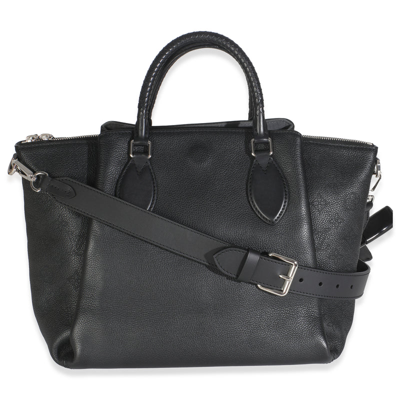 Louis Vuitton Black Monogram Mahina Haumea Bag Leather Handbag