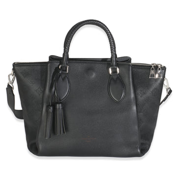 Louis Vuitton Black Monogram Mahina Haumea Bag Leather Handbag
