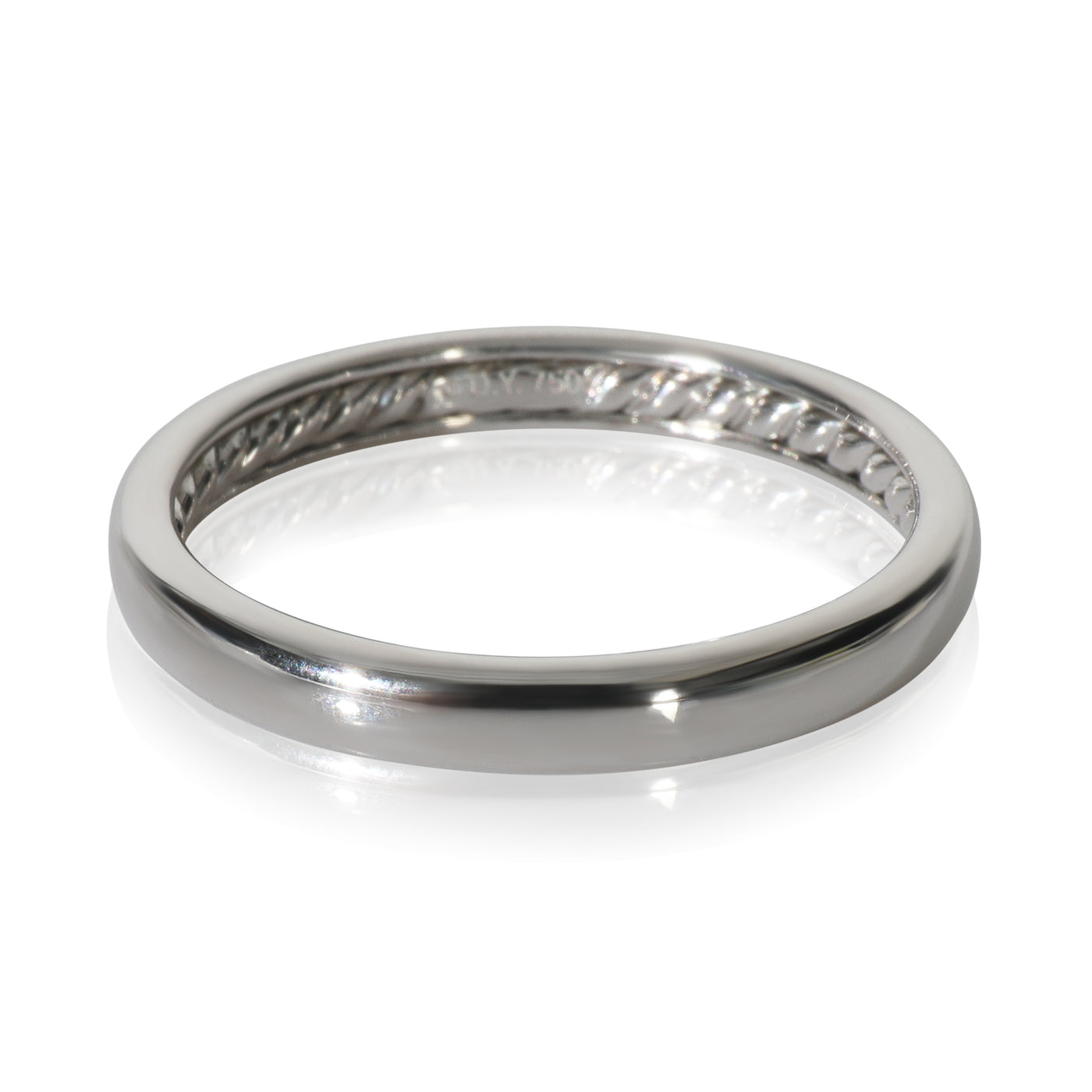 David Yurman White Gold Eden Band 18k