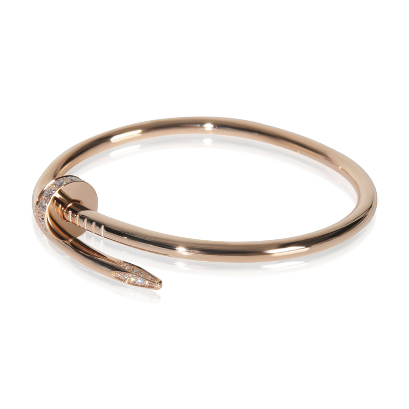 Cartier Rose Gold Diamond Juste Un Clou Bracelet 18k