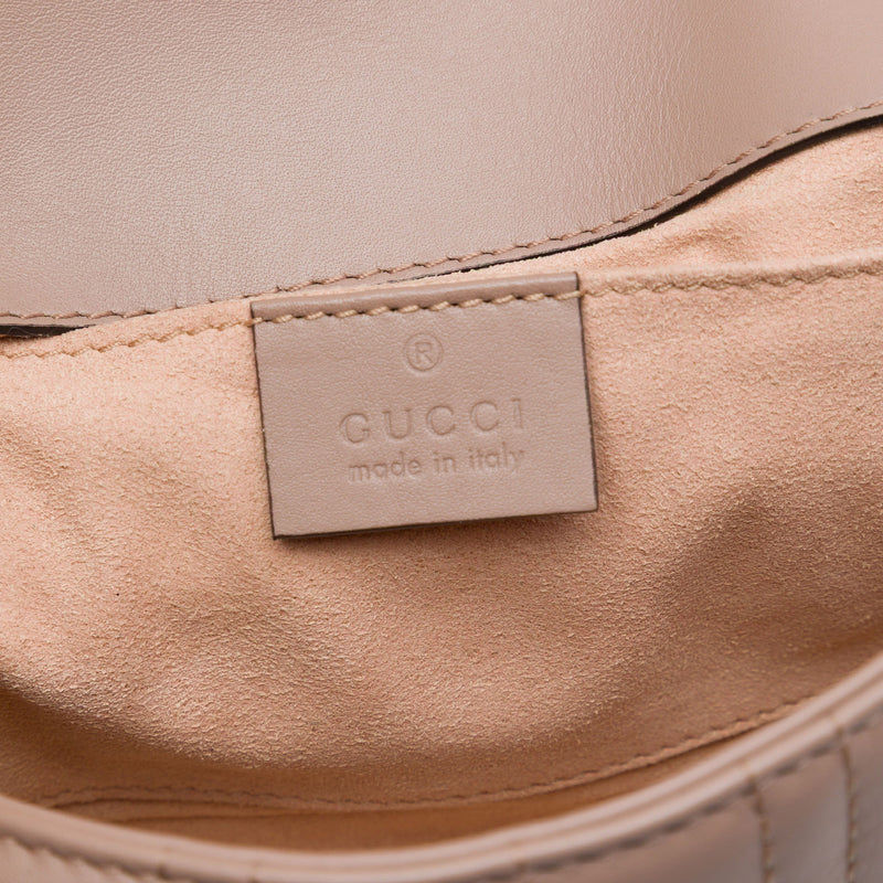 Small GG Marmont Pearl Studded Matelasse Calfskin Aria Shoulder Bag - Image 5