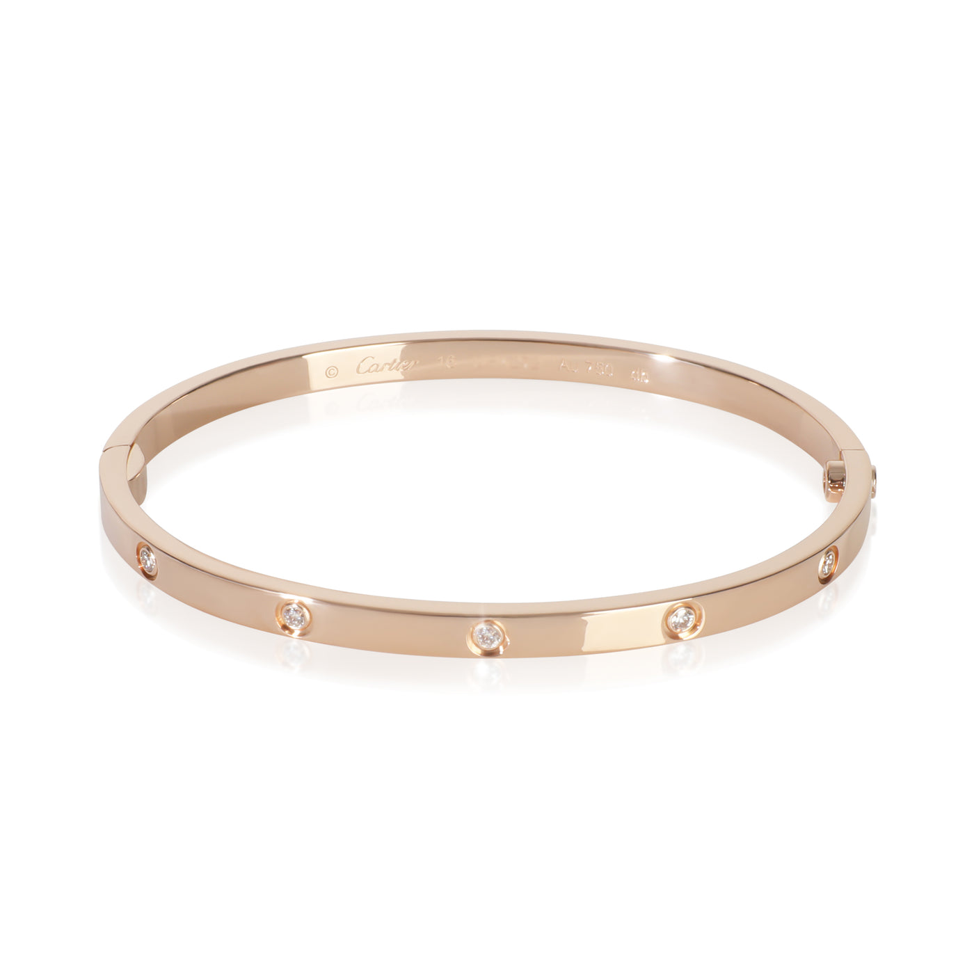 Cartier Rose Gold Diamond Small Model Love Bracelet 18k