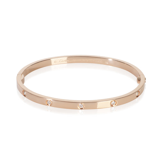 Cartier Rose Gold Diamond Small Model Love Bracelet 18k
