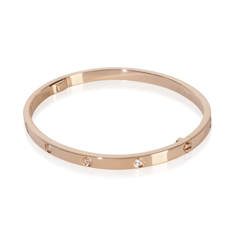 Cartier Rose Gold Diamond Small Model Love Bracelet 18k