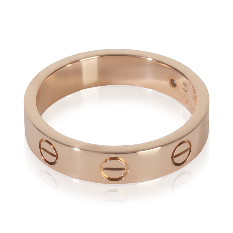 Cartier Rose Gold Diamond Small Model Love Ring 18k