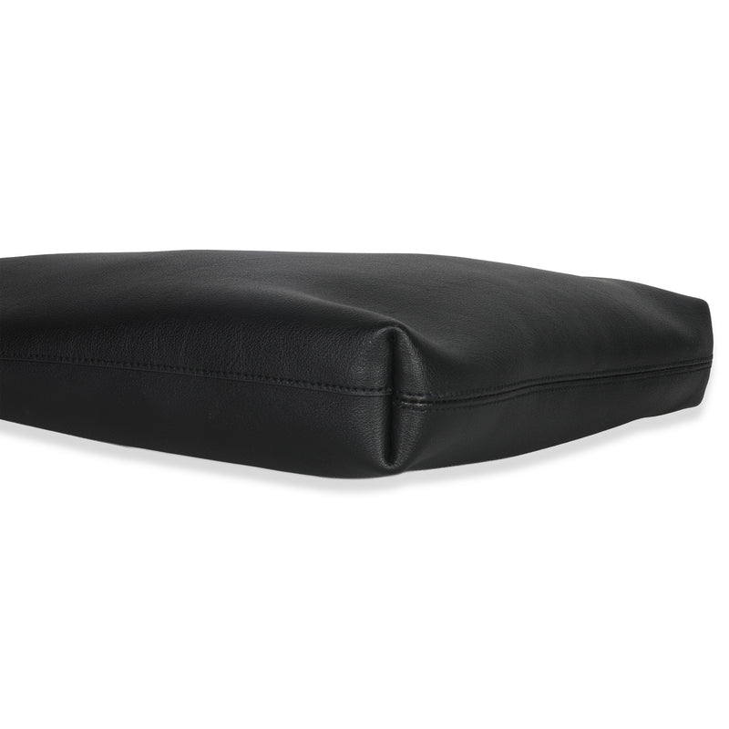 Saint Laurent Black Leather Bold Hobo Handbag