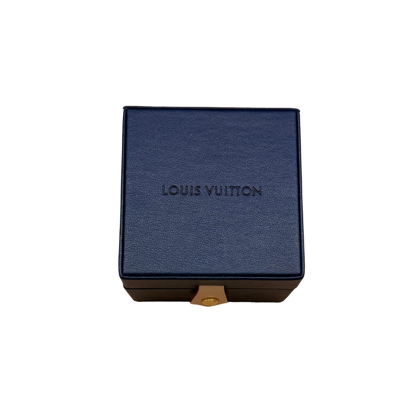 Louis Vuitton Yellow Gold Onyx And Diamond Blossom Mini Sun Ring 18k