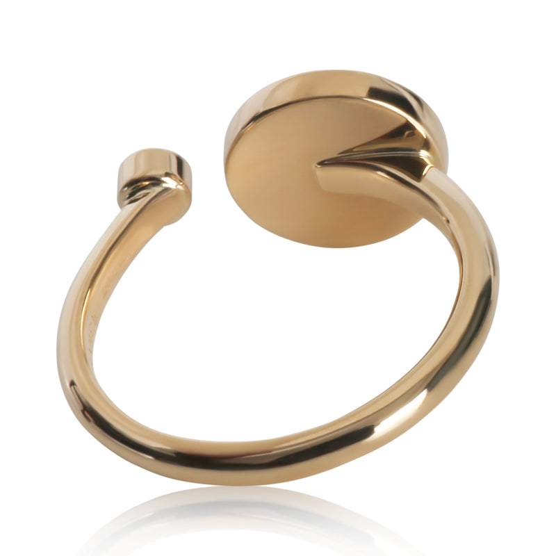 Louis Vuitton Yellow Gold Onyx And Diamond Blossom Mini Sun Ring 18k