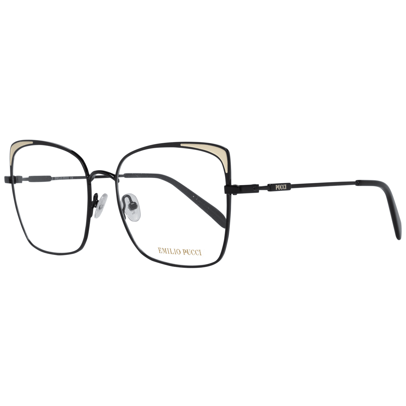 Black Metal Glasses (Frames)