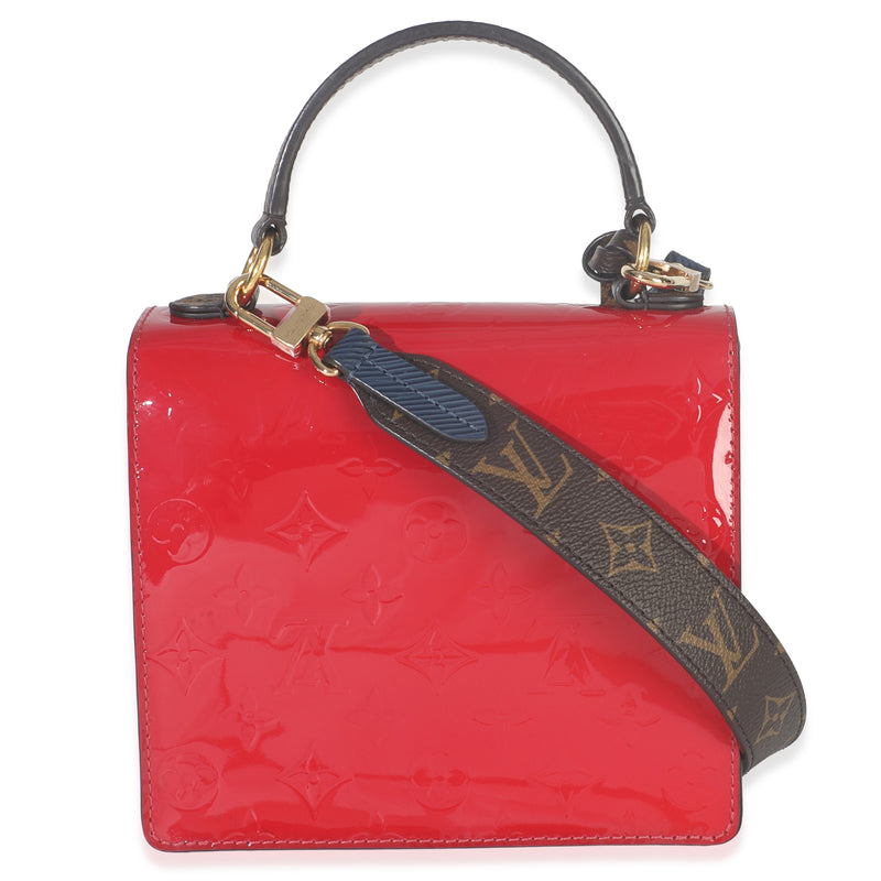 Louis Vuitton Scarlet Monogram Vernis Epi Spring Street Red Patent Leather Handbag