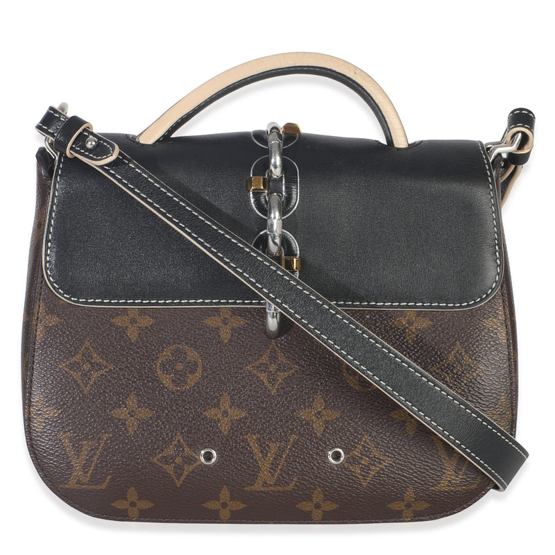 Louis Vuitton Black Monogram Canvas Chain It Pm Brown Handbag