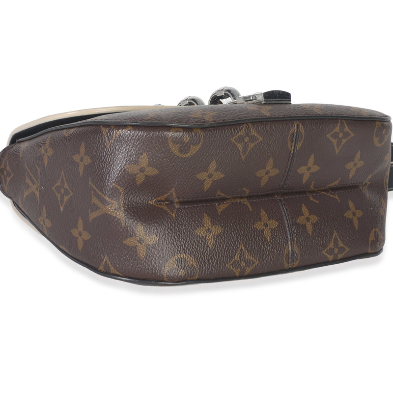 Louis Vuitton Black Monogram Canvas Chain It Pm Brown Handbag