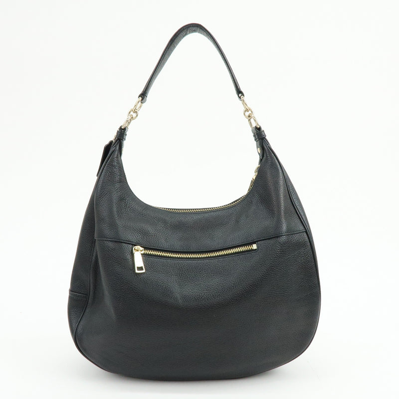 Coach Shoulder Leather Black Bag