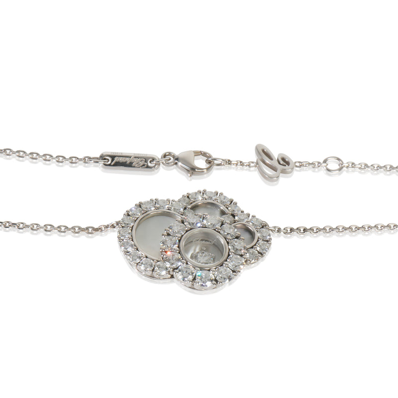 Chopard White Gold Diamond Happy Dreams Necklace 18k