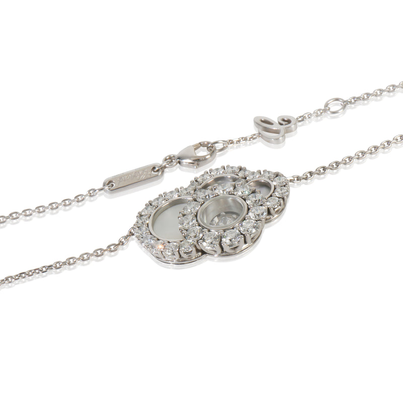 Chopard White Gold Diamond Happy Dreams Necklace 18k