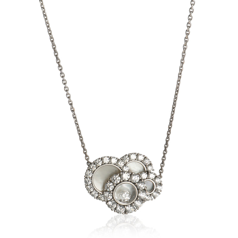 Chopard White Gold Diamond Happy Dreams Necklace 18k