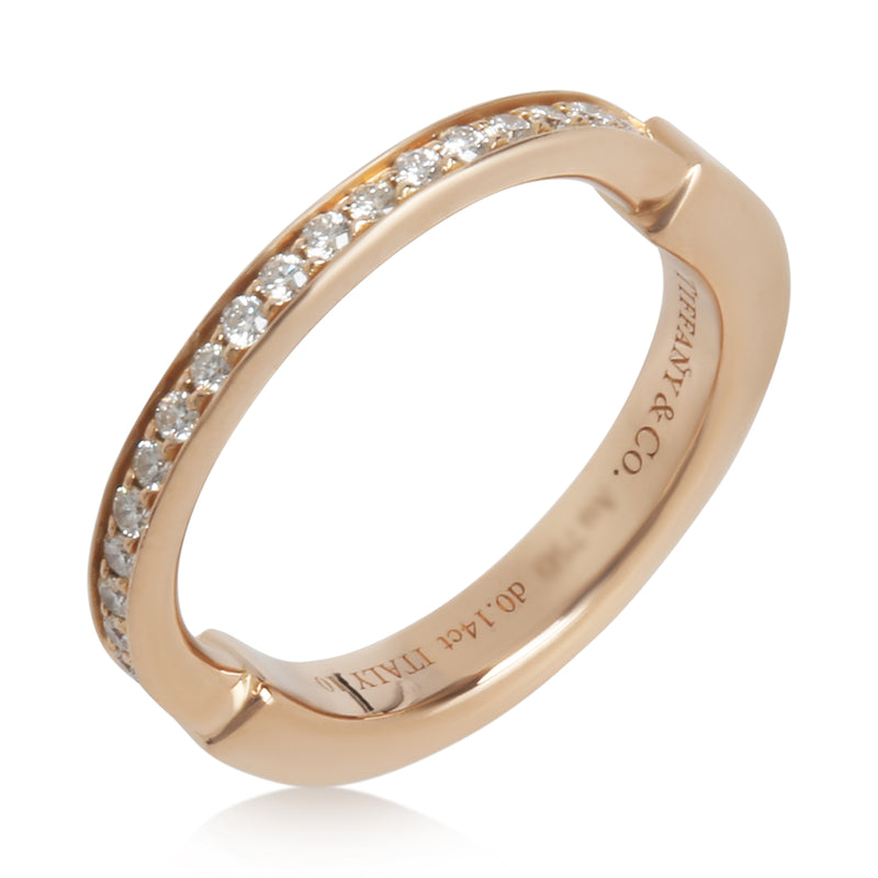 Tiffany & Co. Rose Gold Lock Ring 18k