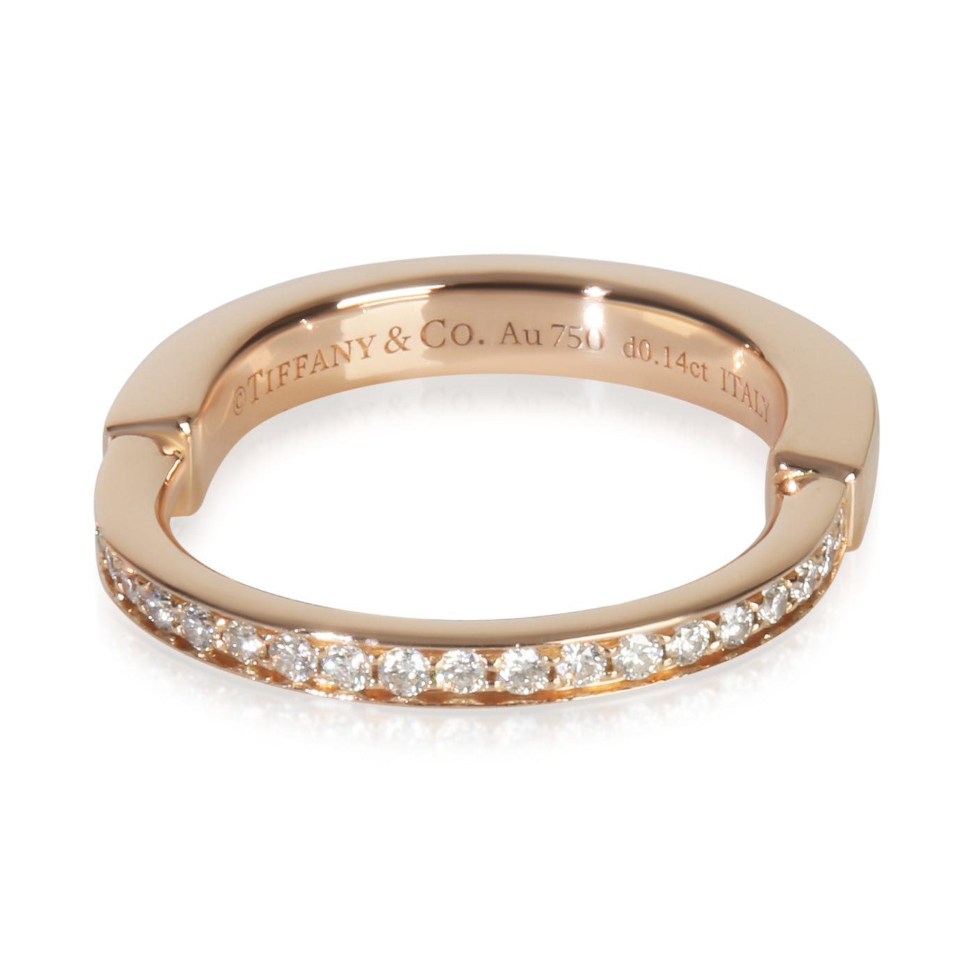Tiffany & Co. Rose Gold Lock Ring 18k