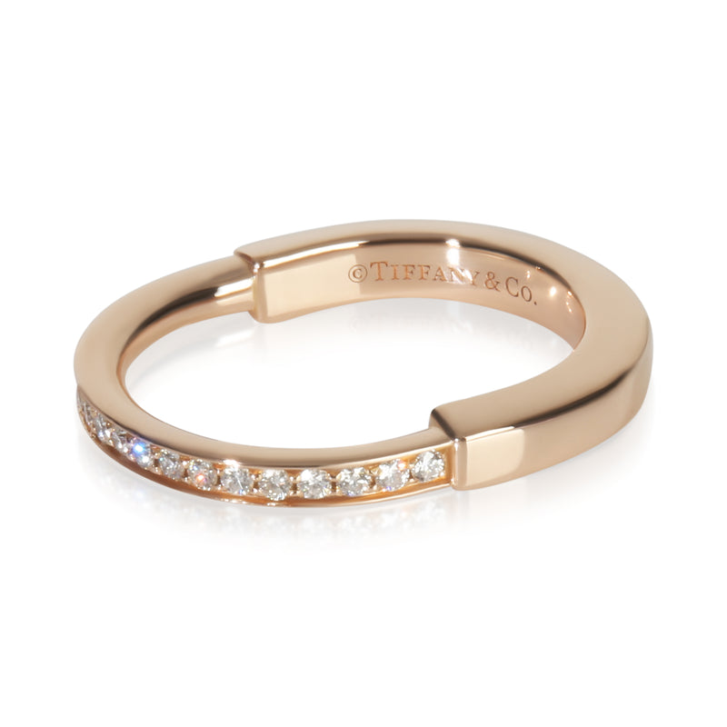 Tiffany & Co. Rose Gold Lock Ring 18k