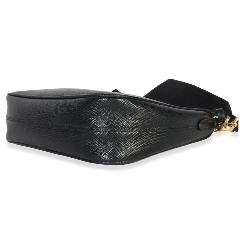 Prada Black Saffiano Lux Re-Edition 2005 Shoulder Bag Leather Handbag