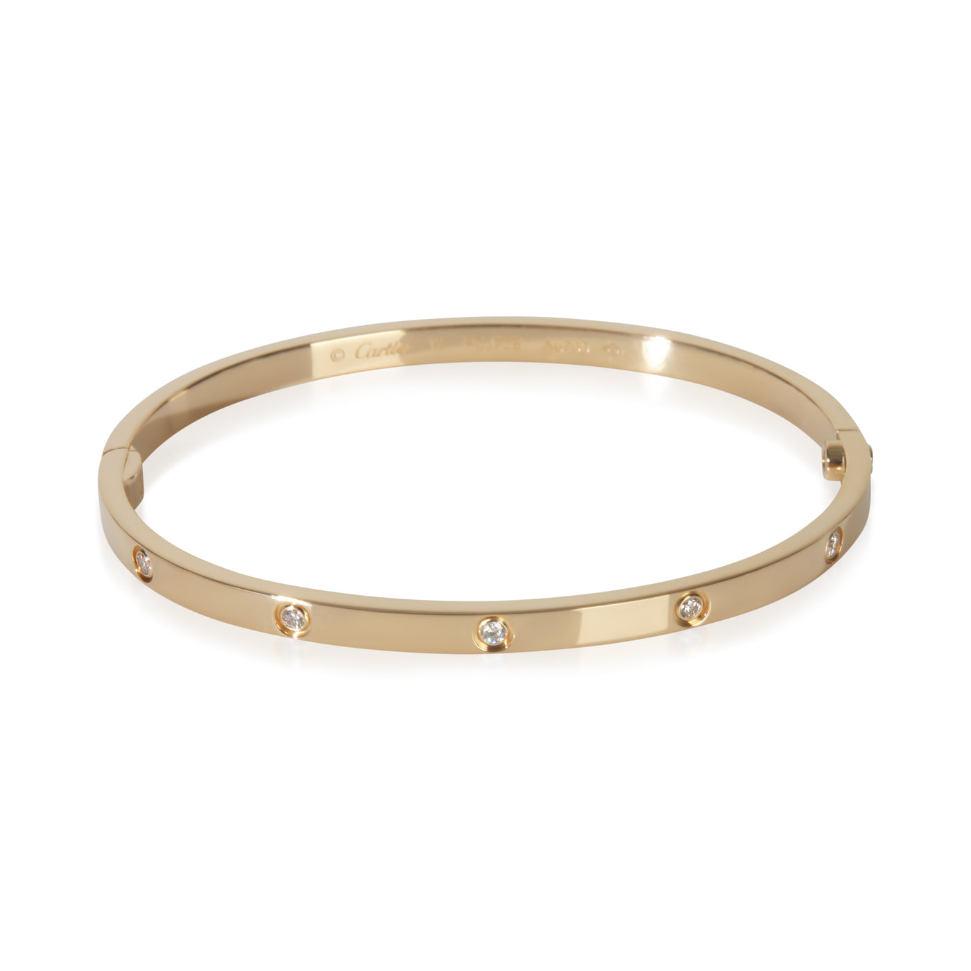 Cartier Yellow Gold Diamond Small Model Love Bracelet 18k