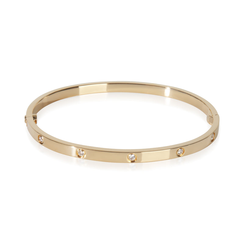 Cartier Yellow Gold Diamond Small Model Love Bracelet 18k