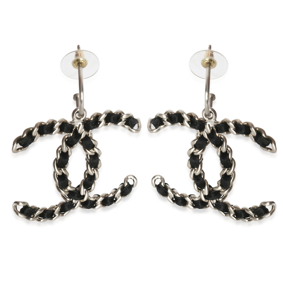 Chanel 2011 Leather Cc Earrings