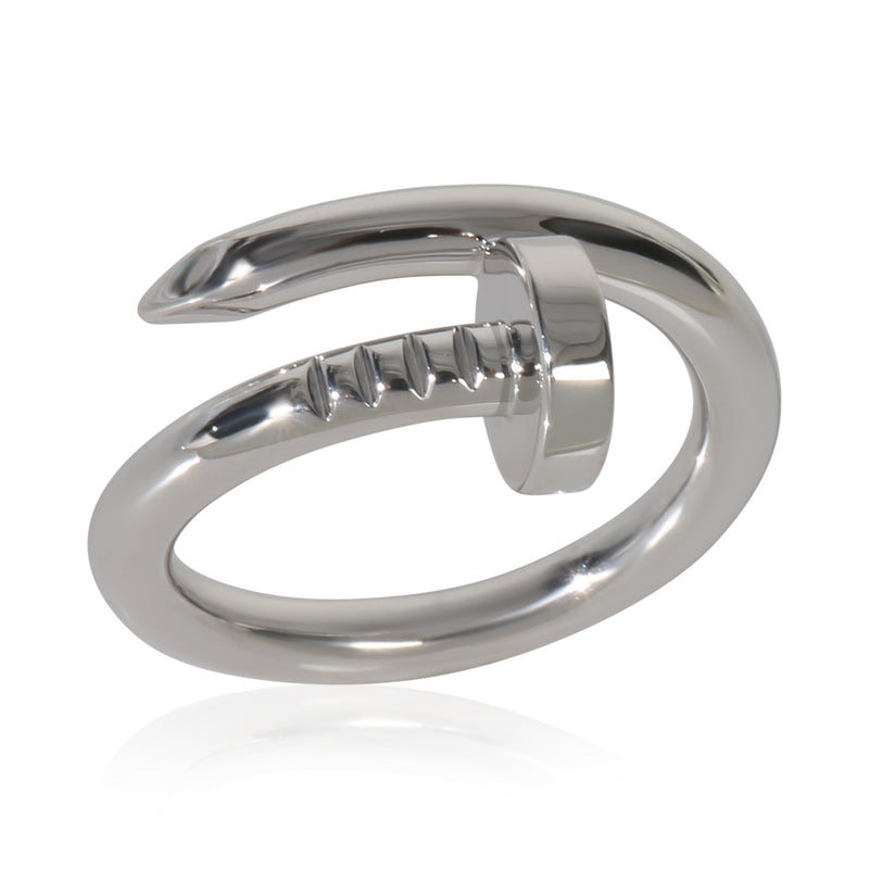 Cartier White Gold Juste Un Clou Ring 18k