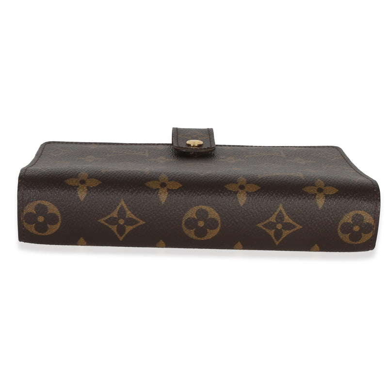 Louis Vuitton Monogram Canvas Small Ring Agenda Cover Brown Other