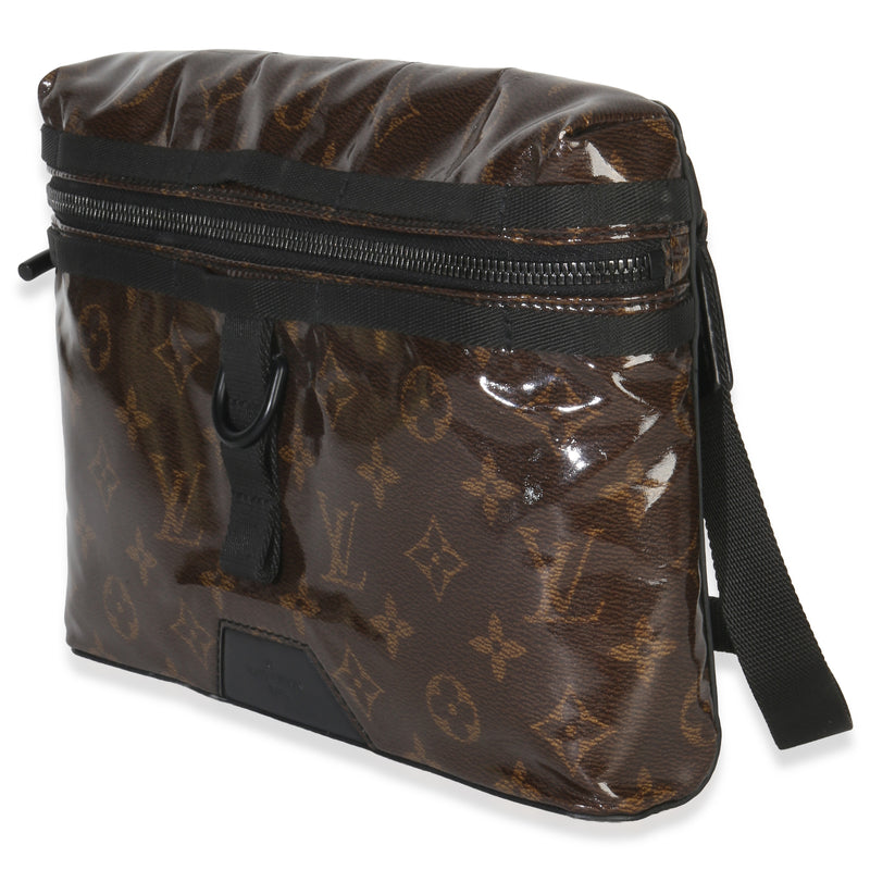 Louis Vuitton Monogram Glaze Canvas Messenger Bag Pm Brown Plastic Handbag