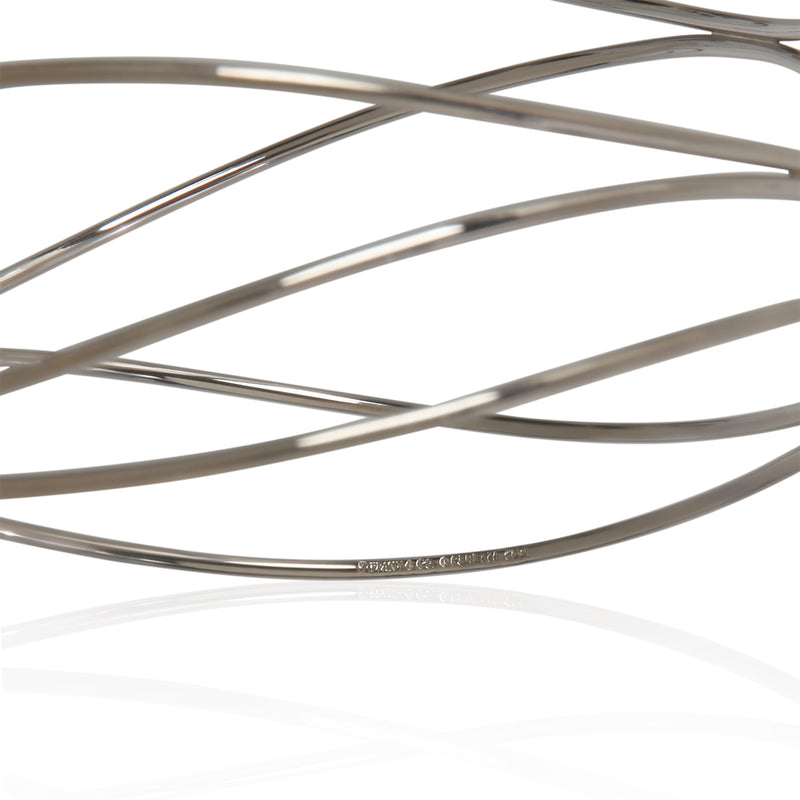 Tiffany & Co. White Gold Elsa Peretti 9 Row Wave Bracelet 18k