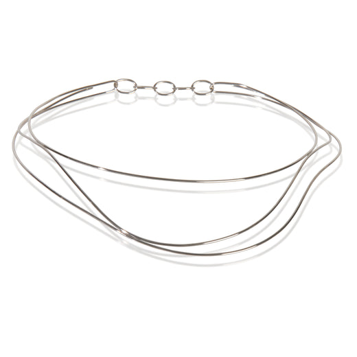 Tiffany & Co. White Gold Elsa Peretti Wave Collar Necklace 18k