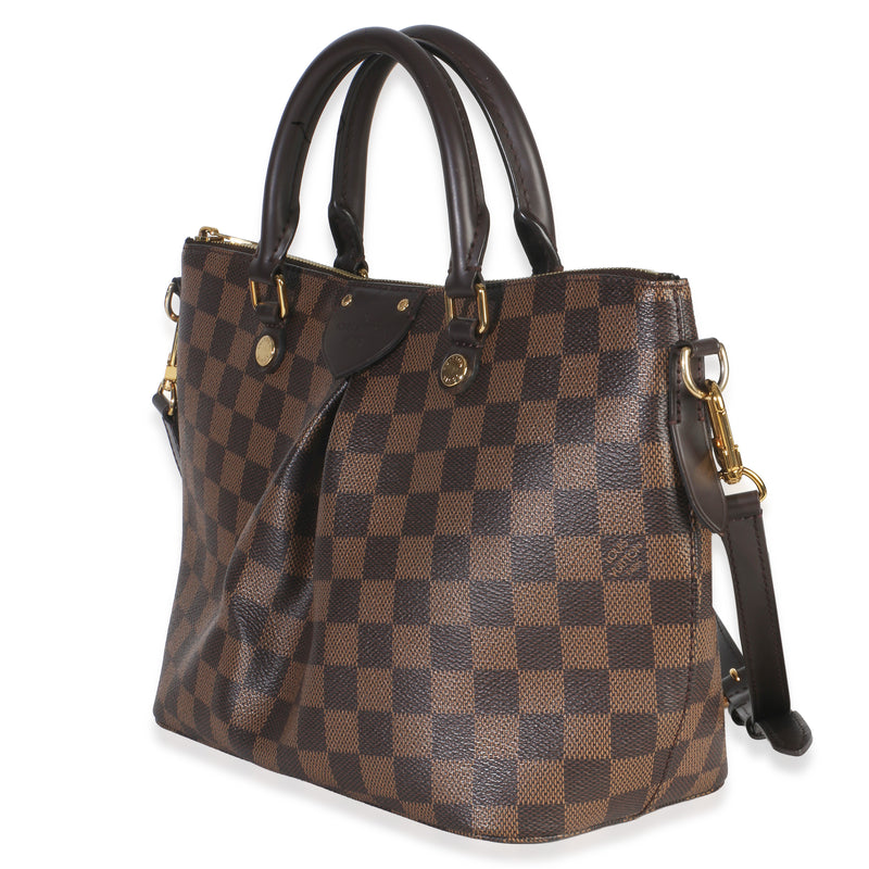 Louis Vuitton Damier Ebene Canvas Siena Pm Brown Handbag