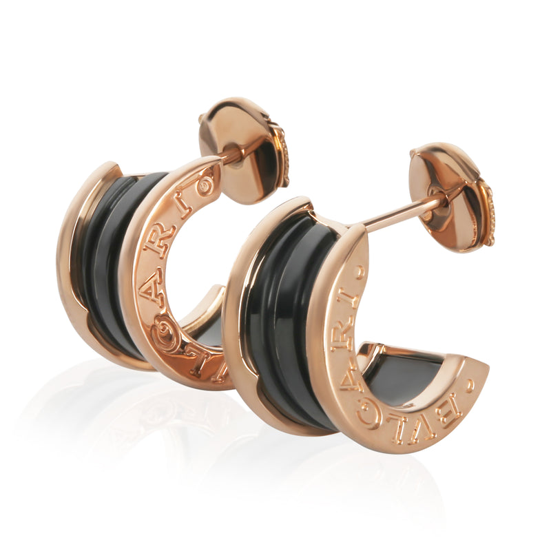 Bvlgari Rose Gold B.zero1 Hoop Earrings 18k